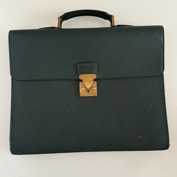 LV Other - Louis Vuitton Kourad Leather Satchel Serviette Ambassadeur Briefcase business ba